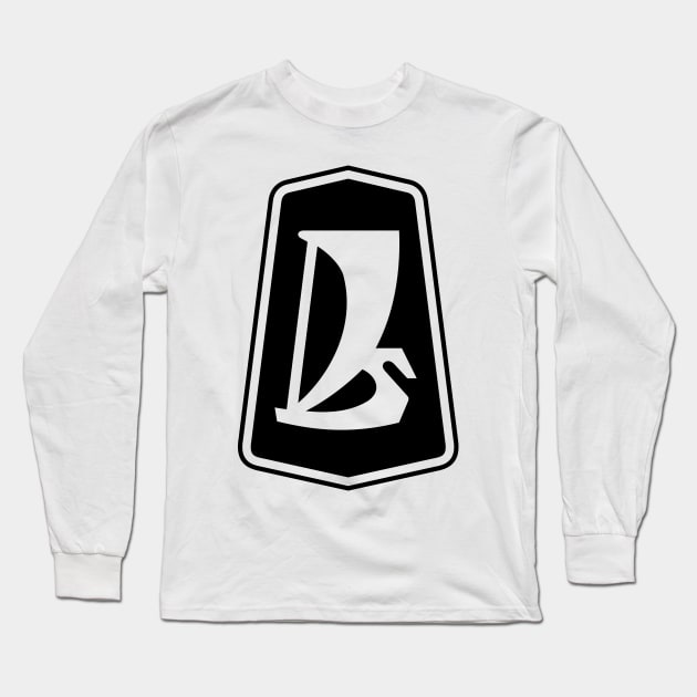 Lada Logo 1970s without lettering (black) Long Sleeve T-Shirt by GetThatCar